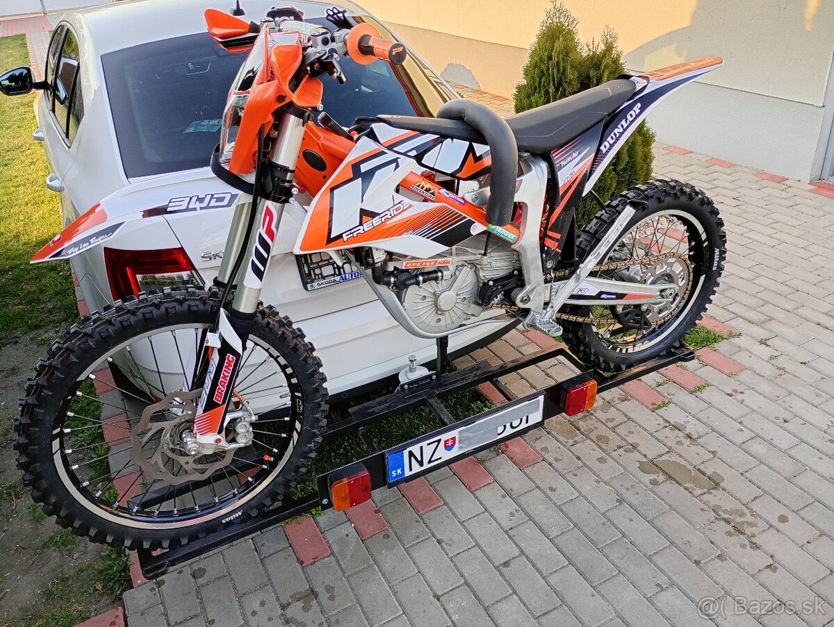 KTM freeride e-xc + nosič na ťažné