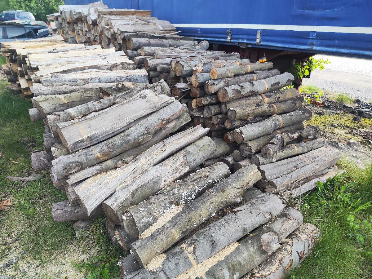 Palivové drevo obrezky balíky buk smrek palety metrovica - 5