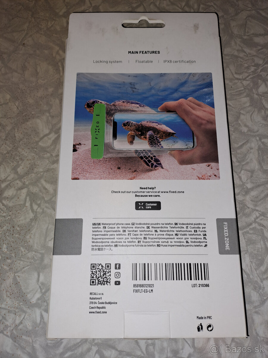 Predám nepoužité vodotesné priehľadné púzdra na smartfóny. - 5