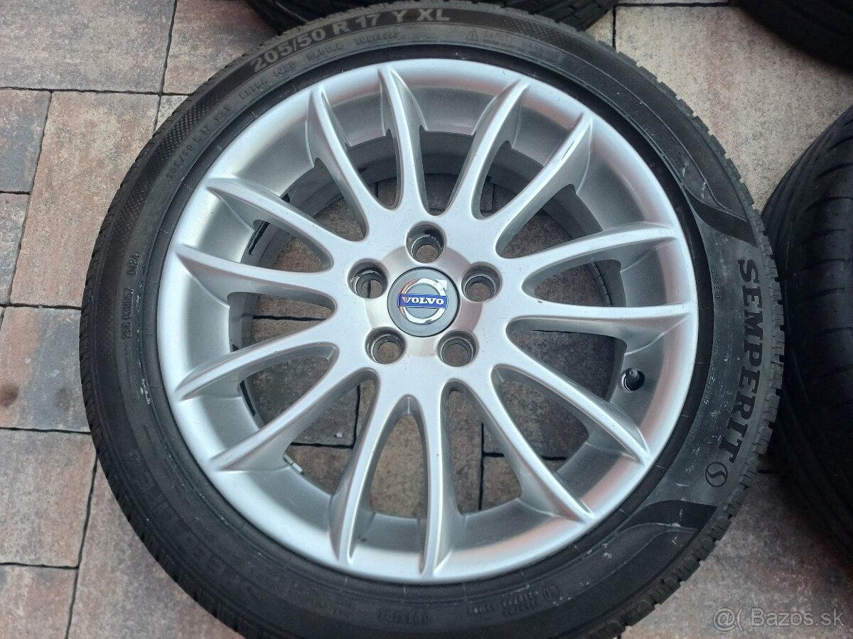 Predám orig. hliníkové disky Volvo R17-- 5x108 - 5