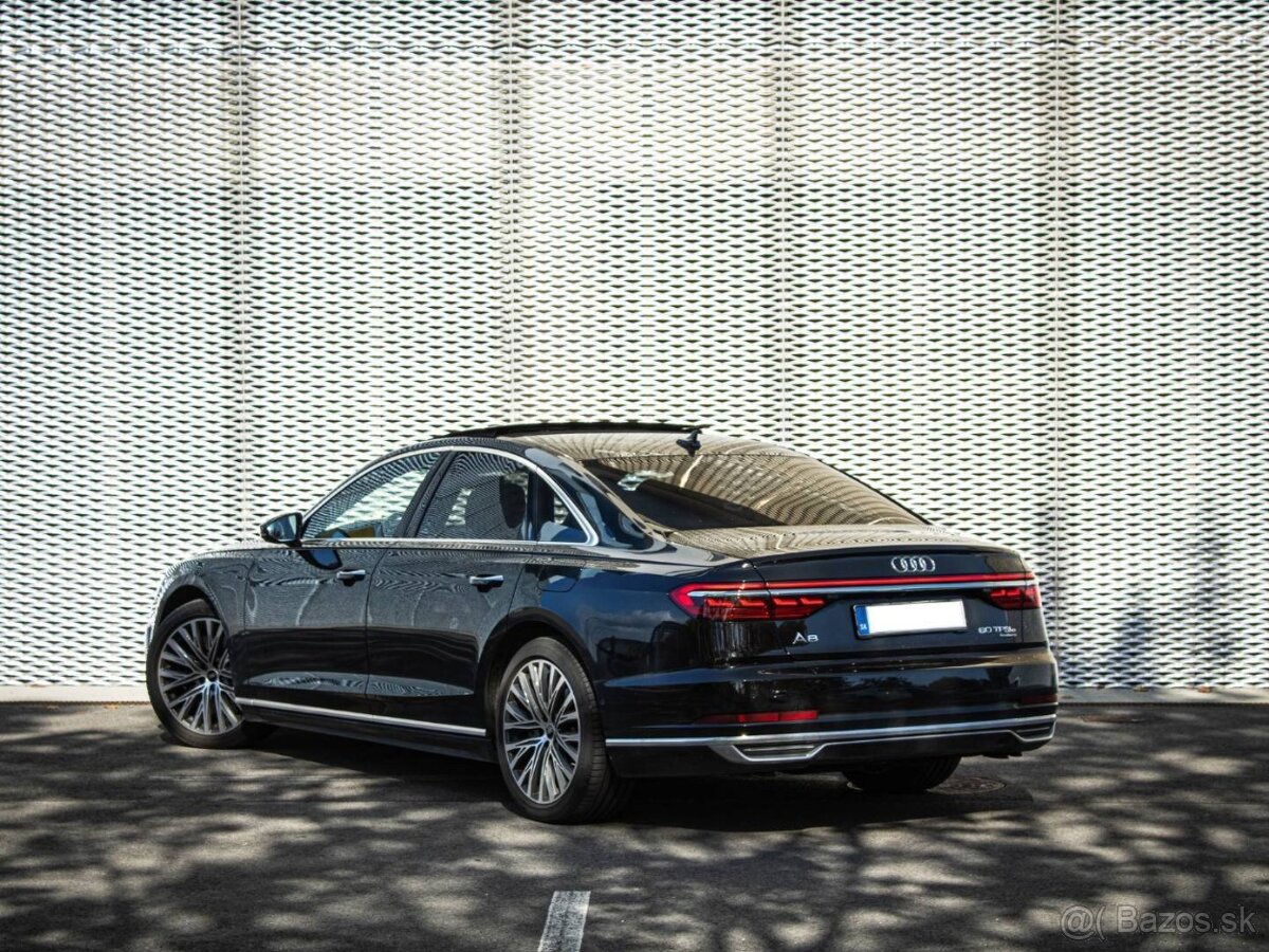 Audi A8 60 TFSI-e V6, masáž, webasto, pano, nelakované - 5