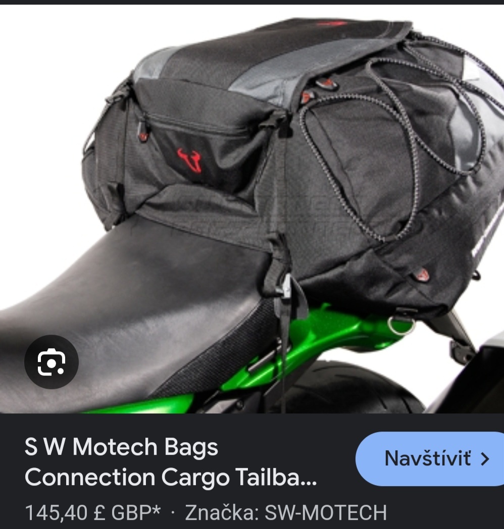 Taška zadna na moto