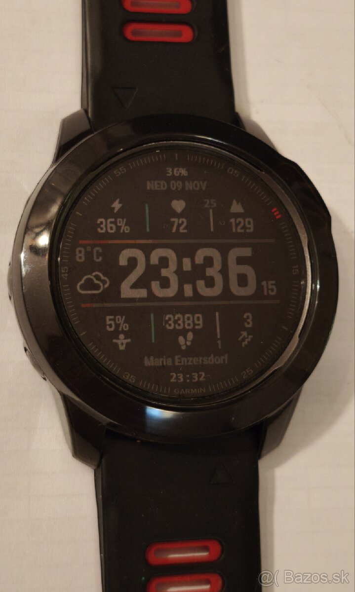 Predám hodinky Garmin Fénix 6X SAPPHIRE - 5