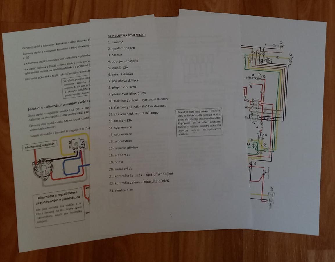 kabeláž na malotraktor TZ-4K-14 - 5