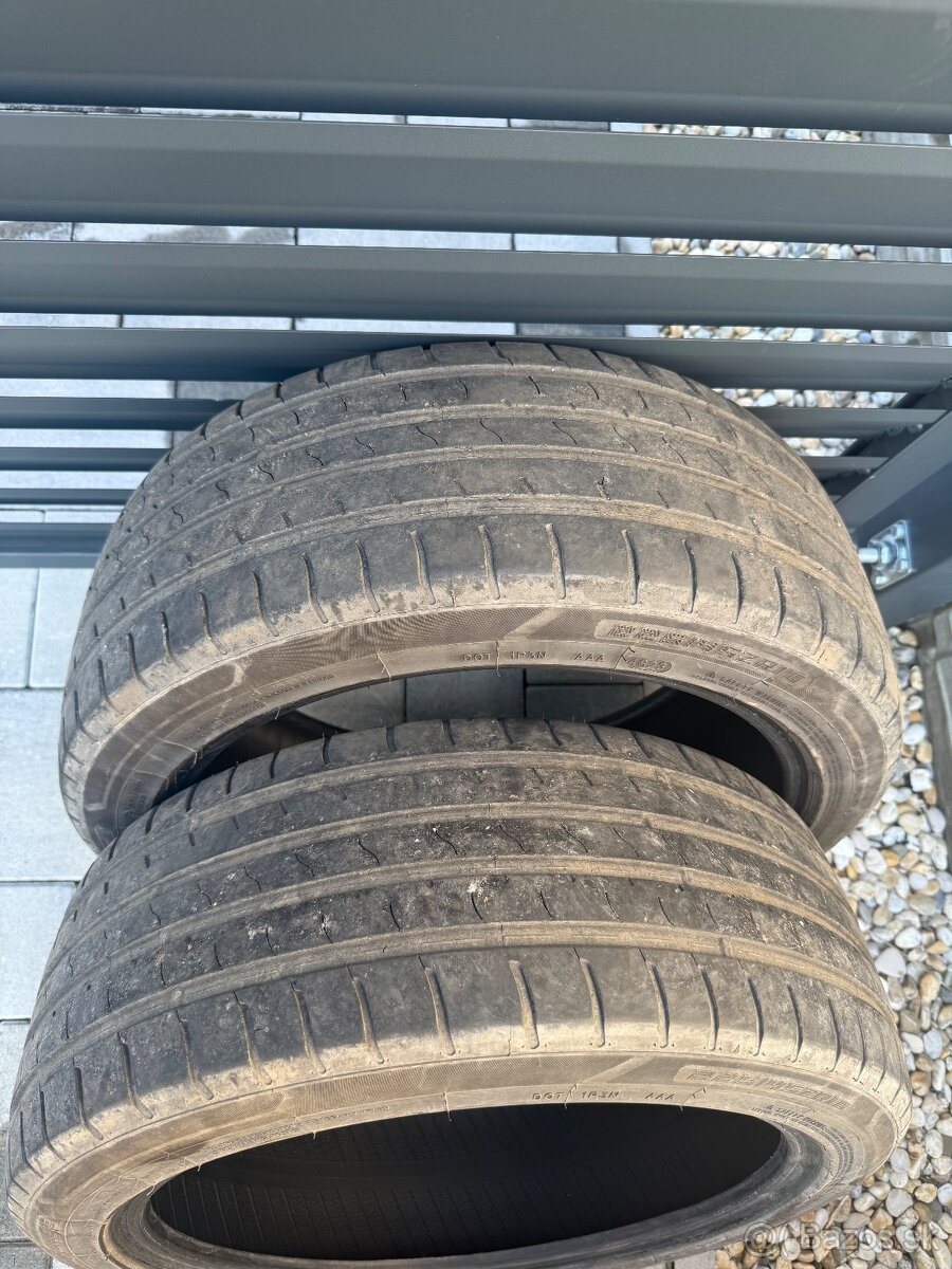 4× letné pneumatiky 18” – 265/35 ZR18 a 225/45 ZR18 - 5