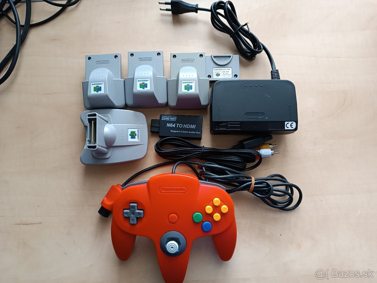 Nintendo 64 HDMI výstup, hry 9ks + príslušenstvo - 5