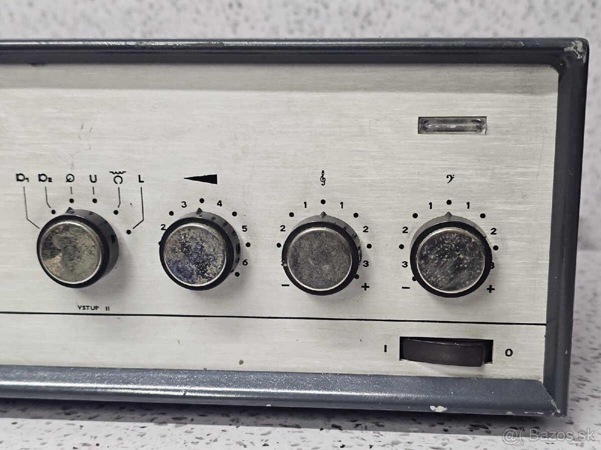 MONO 50 》Tesla AZK405 》Starožitný elektronkový zosilňovač - 5