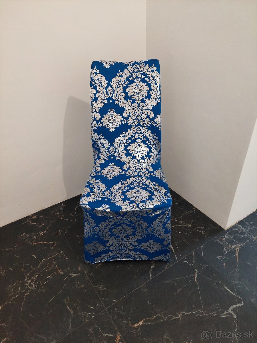 Modro-strieborne luxusné návleky - 5