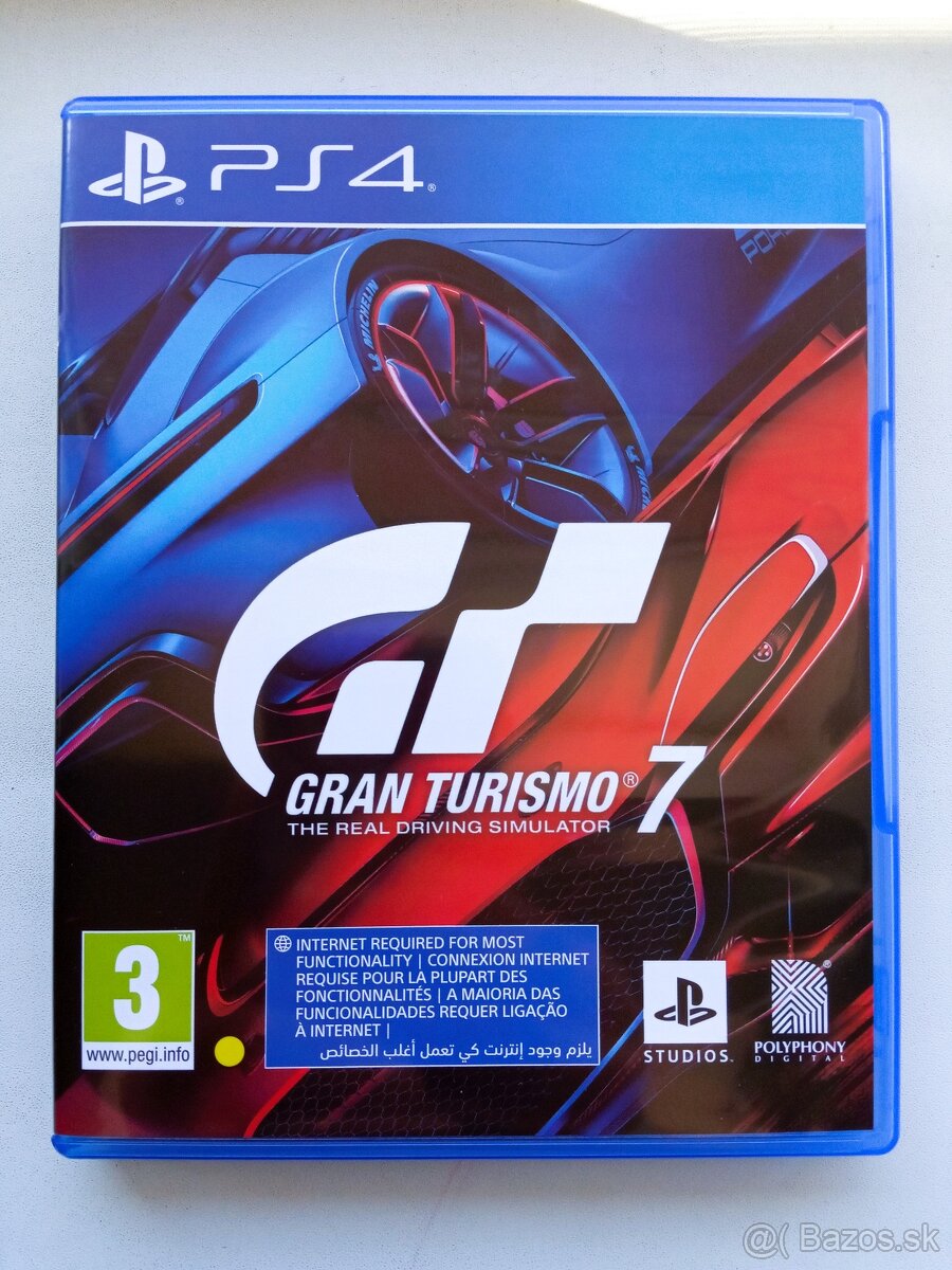 PS4 Pro 1TB TOP stav + Gran Turismo 7 - 5