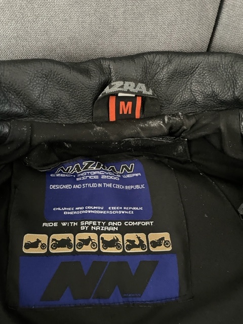 Kožená dámska moto bunda zn. NAZRAN - 5