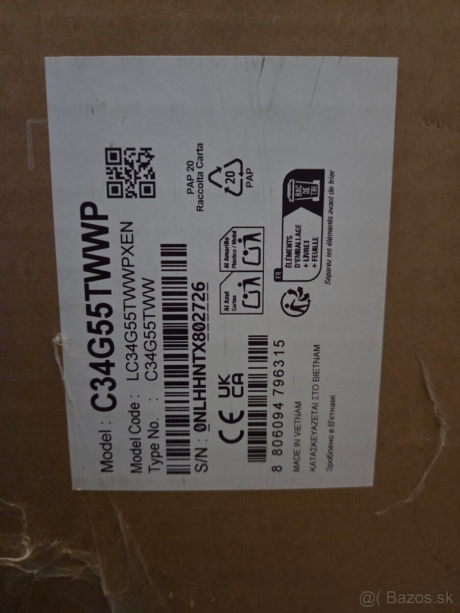 34" Samsung Odyssey G5 - 5