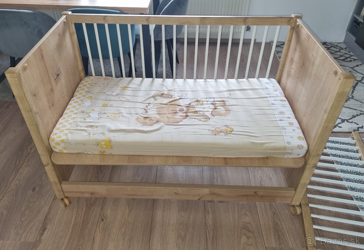 Detská postieľka z masívu - 5
