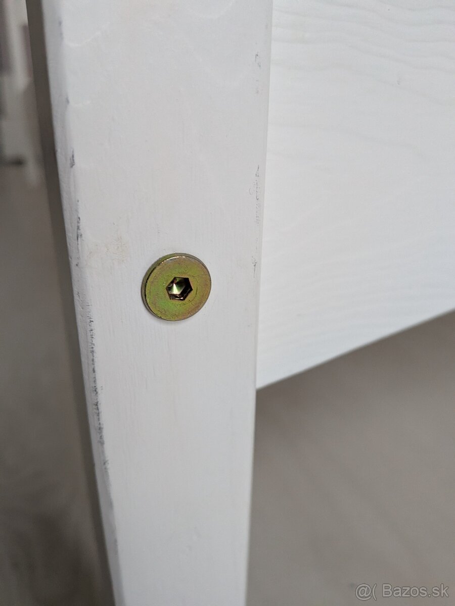 detska biela postel 180x80 cm - 5