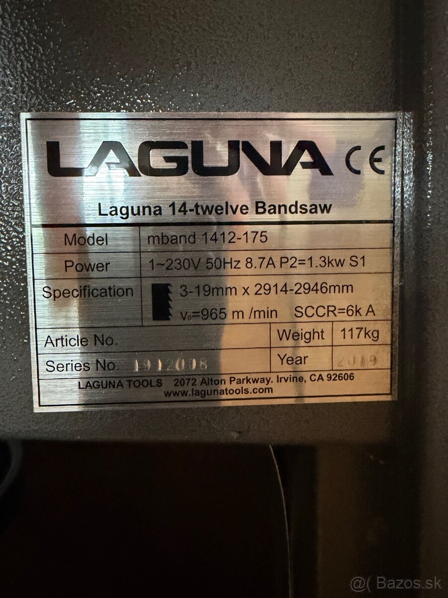 LAGUNA 1412 Pásová píla 230V - 5