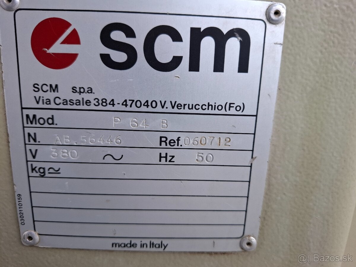 Štvorstranná hobľovačka SCM P64 - 5