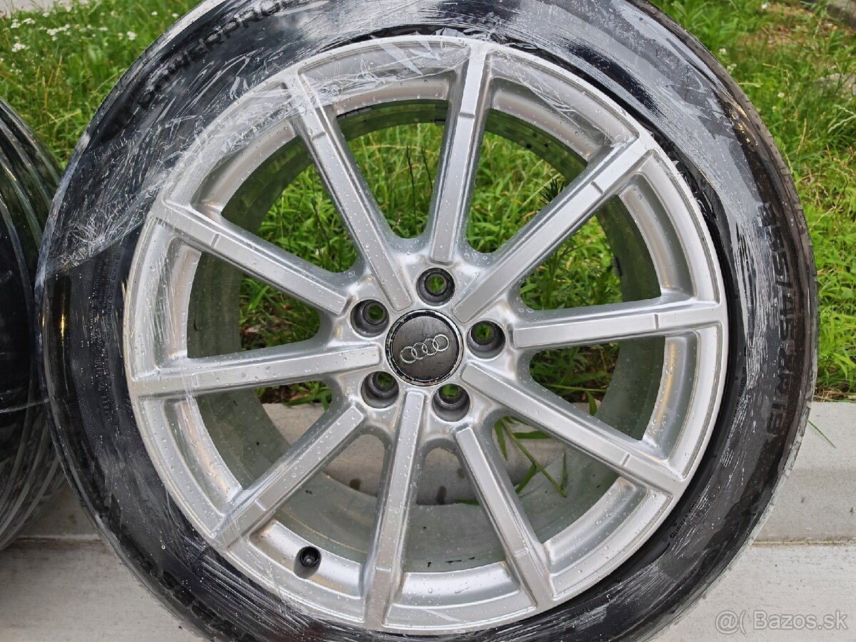 Original AUDI disky a letne Nokian PowerProof 255/45 ZR 19 - 5