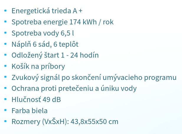 Stolna umyvacka riadu Philco - 5