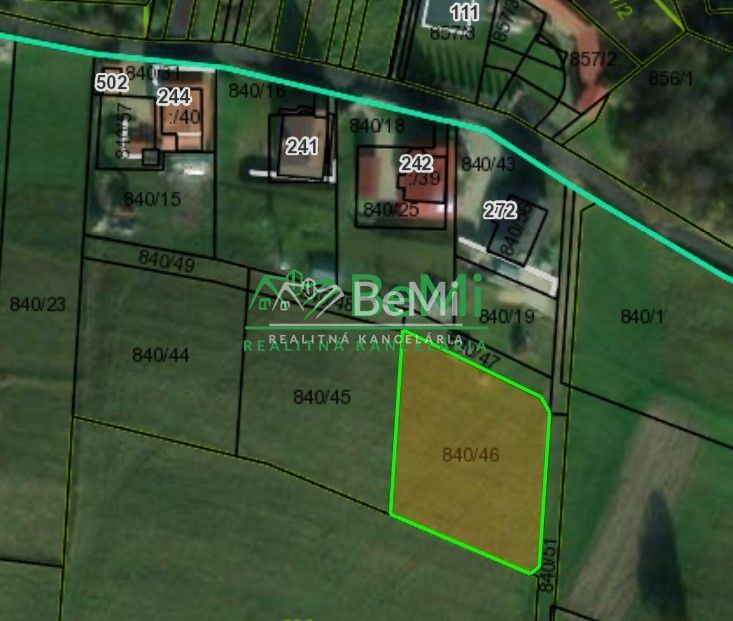 Na predaj pekný pozemok v obci Pucov 114-14-MOV - 5