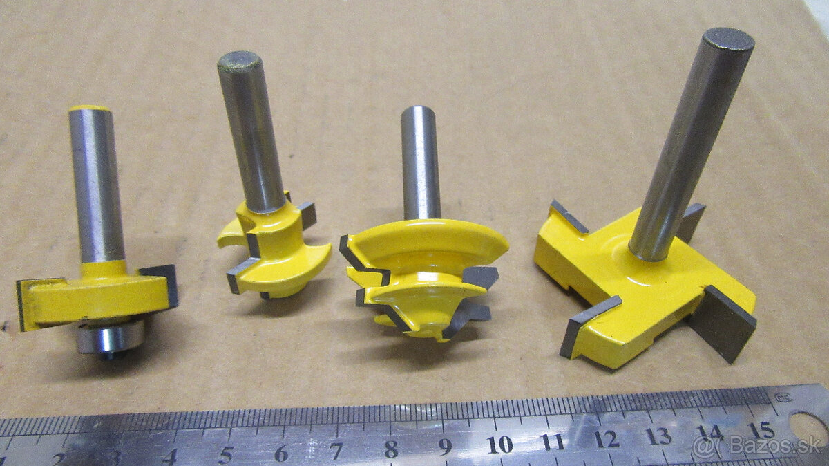 stopkové frézy na drevo ✳️✴️ Ø8mm nové - 5