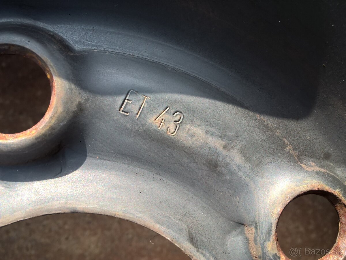 Originál plechové disky 5x114,3 RENAULT FLUENCE 6,5Jx15 ET43 - 5