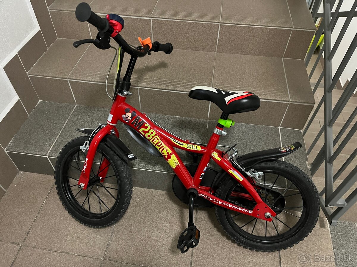 Detský bicykel Mickey Mouse a detská prilba ABUS 2.0 - 5