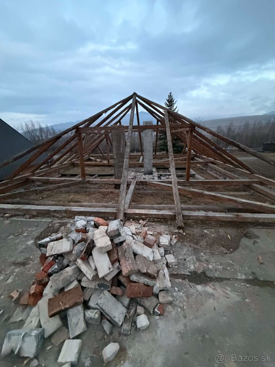 Drevo - starý krov - 5