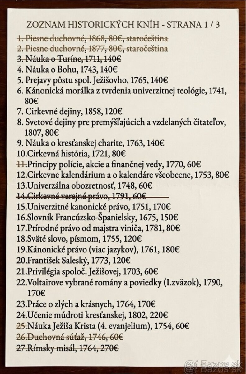 Vzácne historické knihy - 5