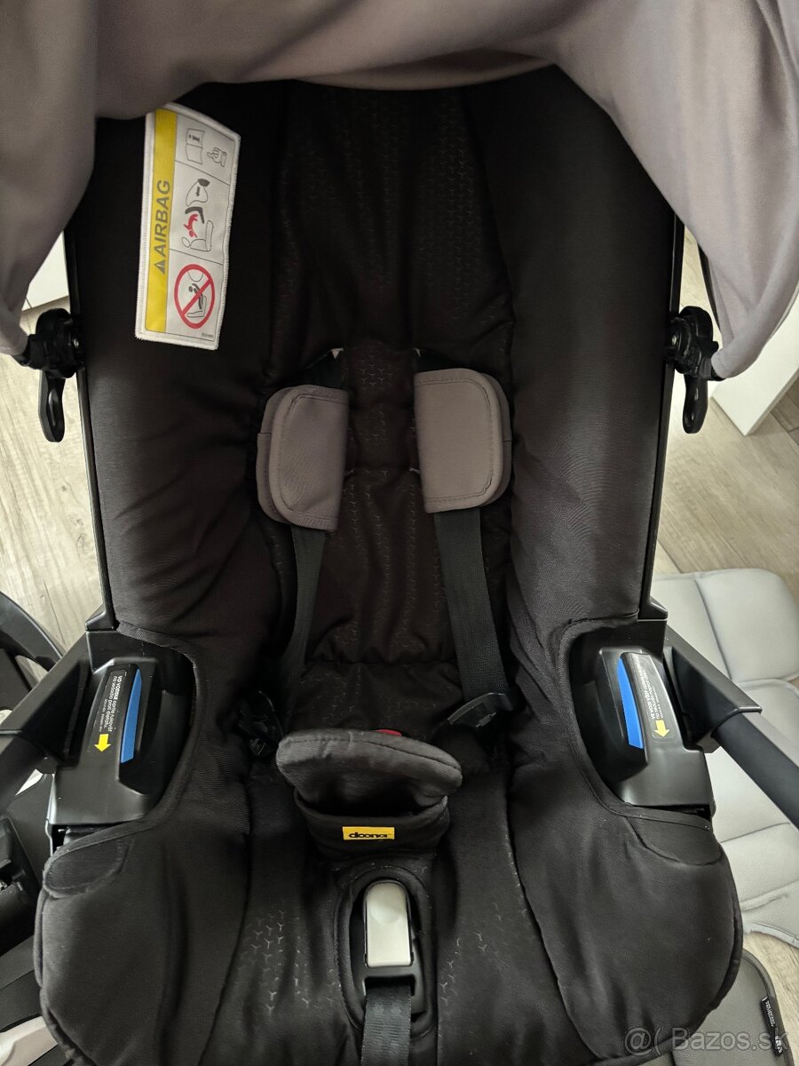 Autosedačka Doona+ s integrovaným podvozkom, isofixom - 5
