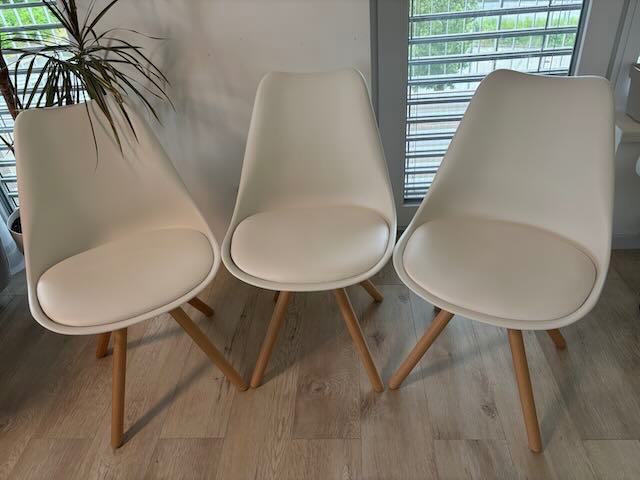 Kuchynská stolička KATHRYN (biela) - 5