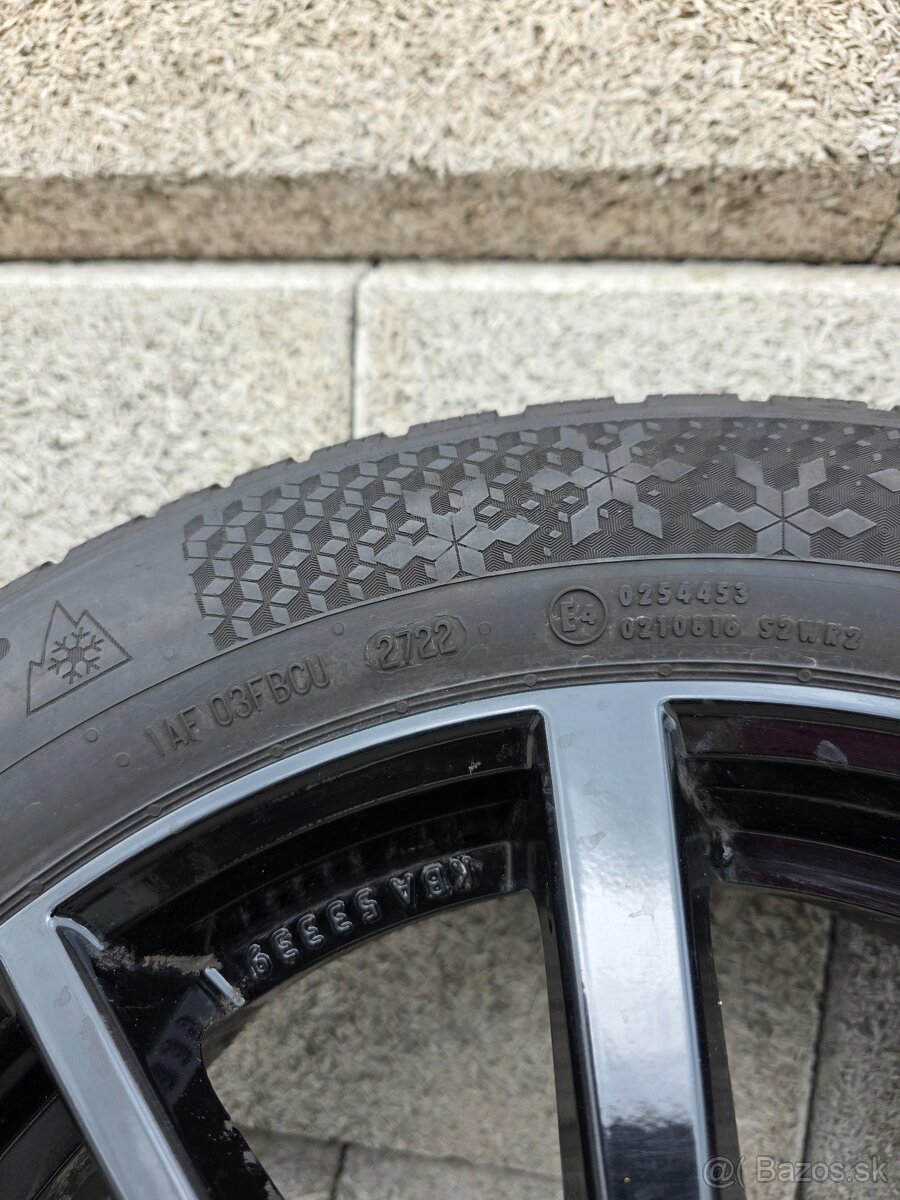 Zimné pneumatiky Continental + disky ET40 R17 7Jx17 - 5