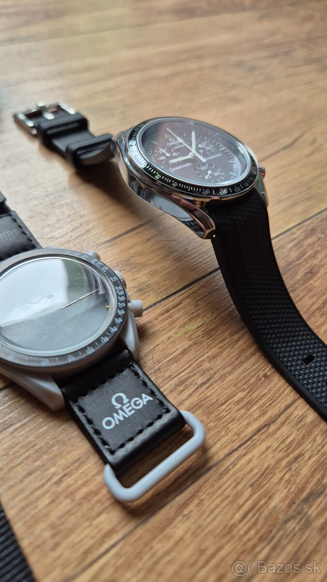 Omega Swatch - metal case mod - 5