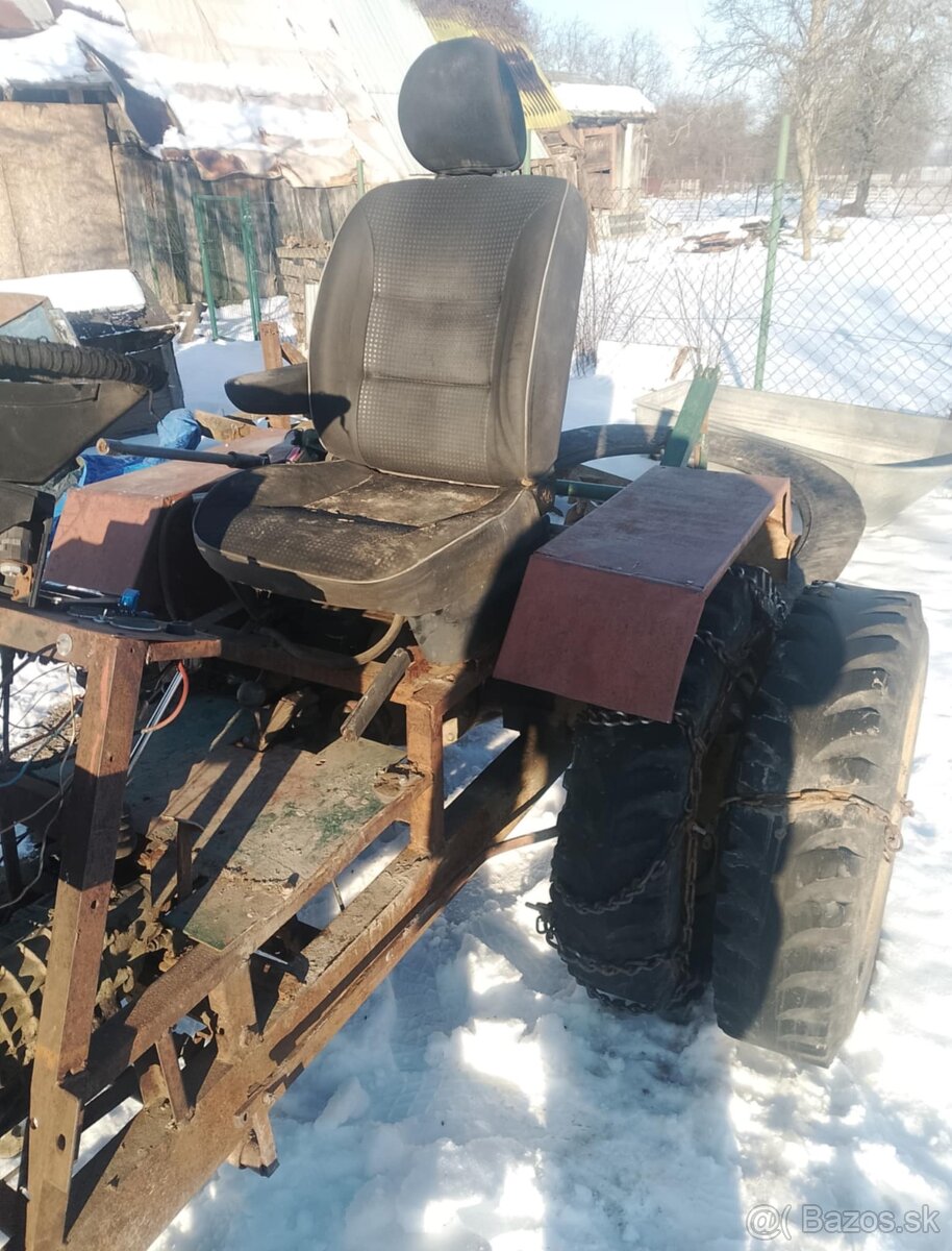 Predám malotraktor domácej výroby - 5