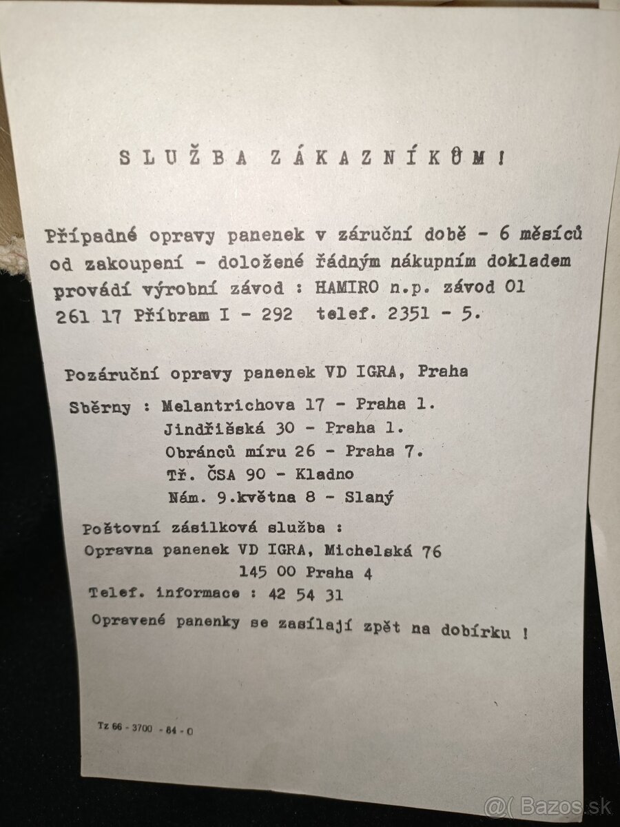 Retro bábika hamiro 2 - 5