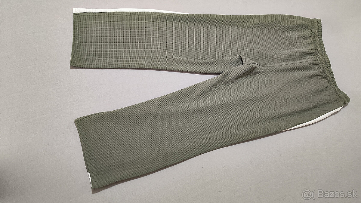 Pánske voľnočasové nohavice olivovo zelené - 5