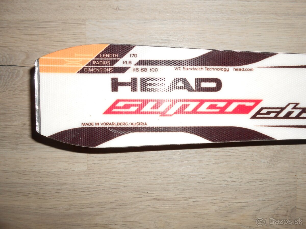Predam vo velmi peknom stave lyze znacky HEAD SUPER SHAPE - 5