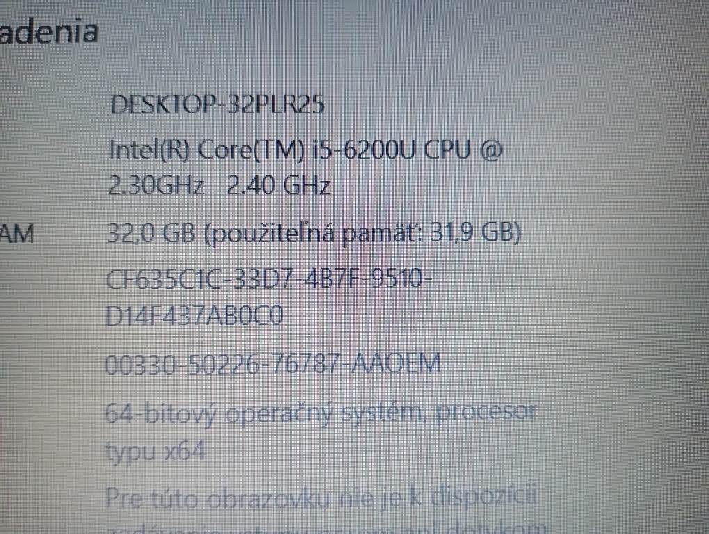 Hp Elitebook 850 G3 ,, Intel® Core™i5 , 500gb ssd , 32gb ram - 5