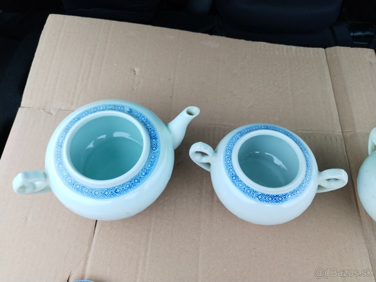 Čínsky ryžový porcelán 15ks - 5