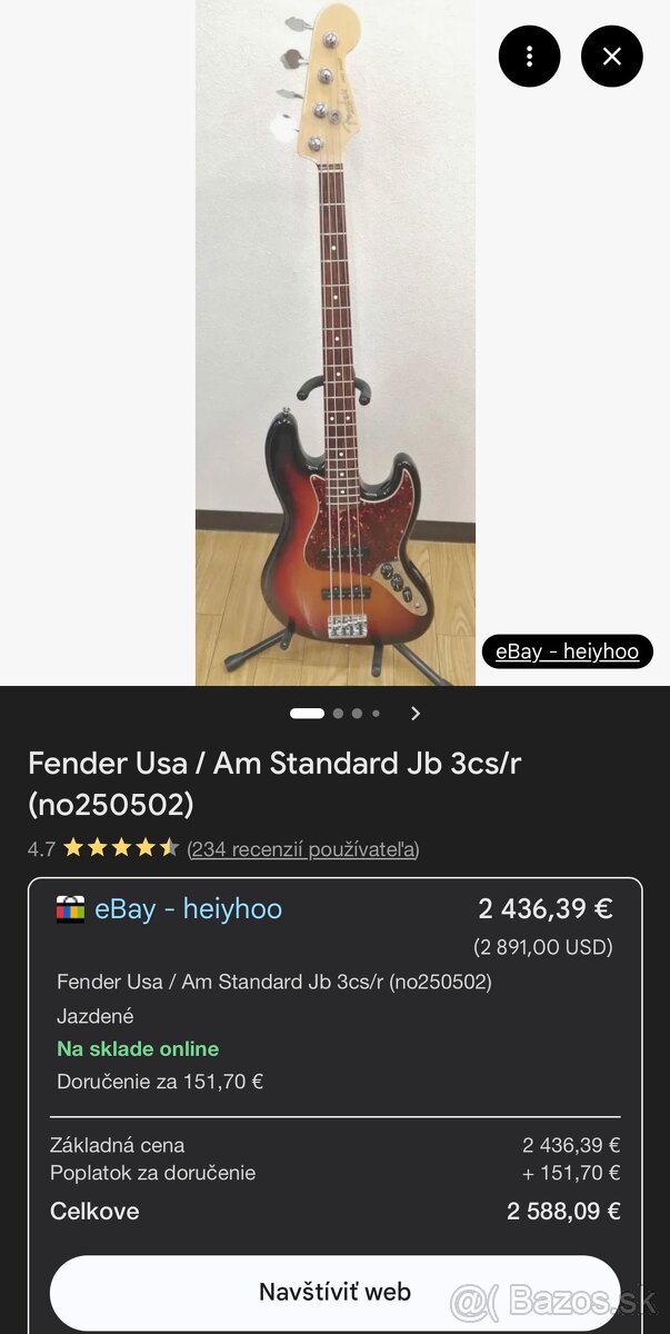 Fender jazz bass USA - 5