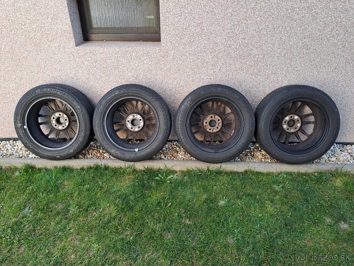 Kolesa 16" 5x108+TPMS+letne pneu - 5