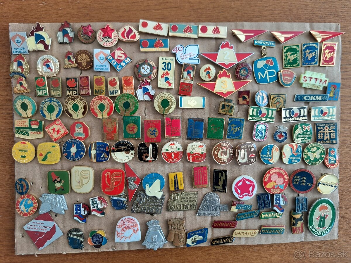 Predám odznaky 1 - 5