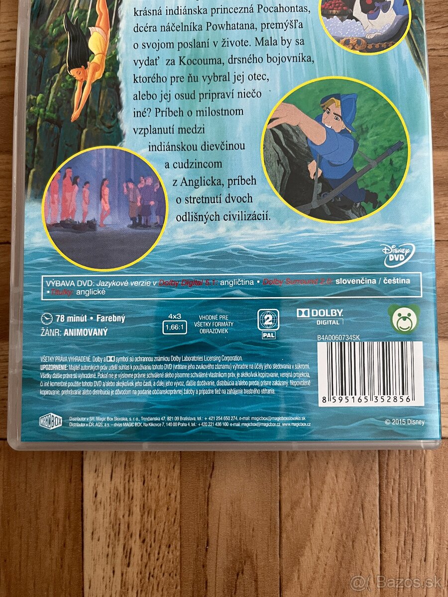 • Na predaj DVD animovaný film Pocahontas • - 5