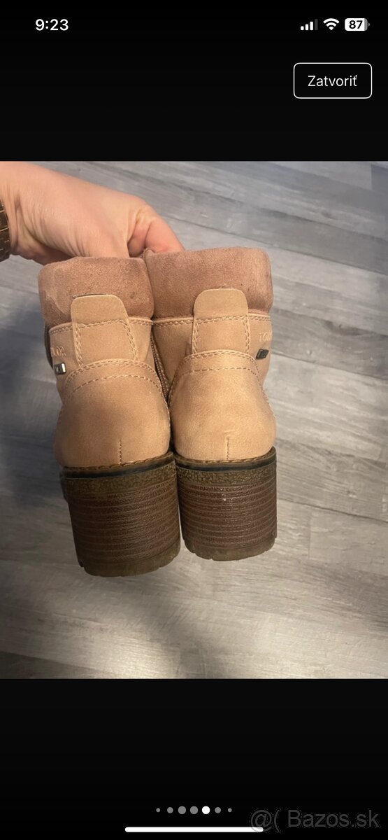 Zimné čižmy Tom Tailor v.37 - 5