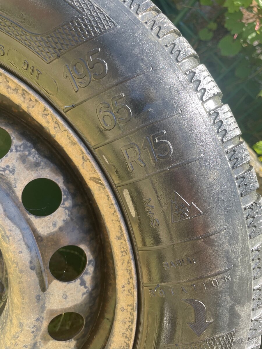 Plechové disky so zimnými pneu - 5