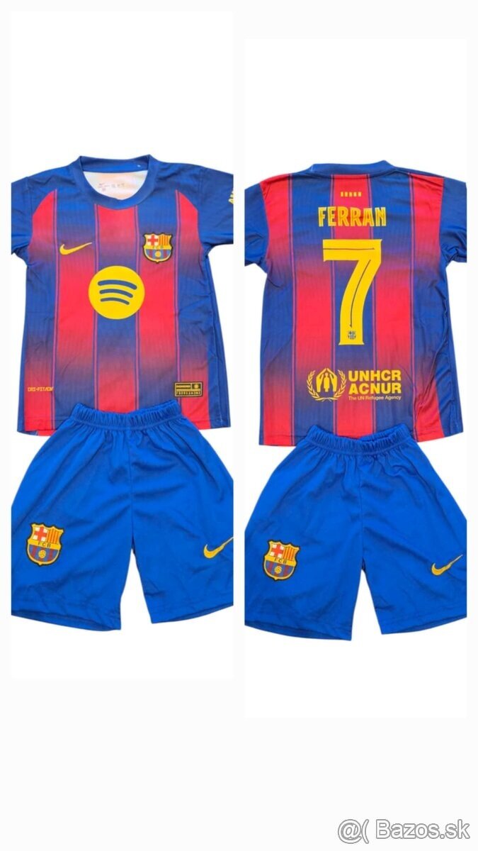 FUTBALOVÉ DETSKÉ DRESY PRE DETI 3.+ - 5