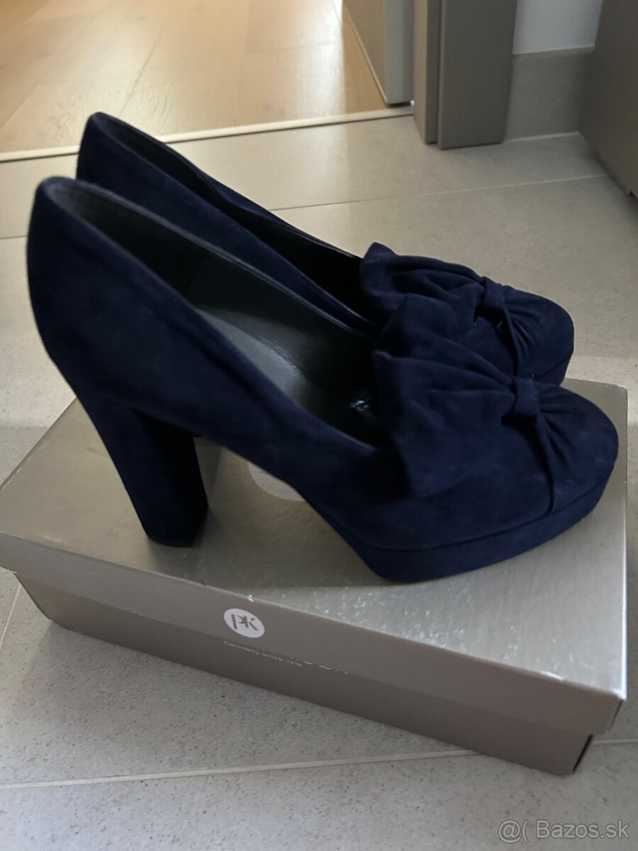 Peter Kaiser 37 modré lodičky drahá značka - 5