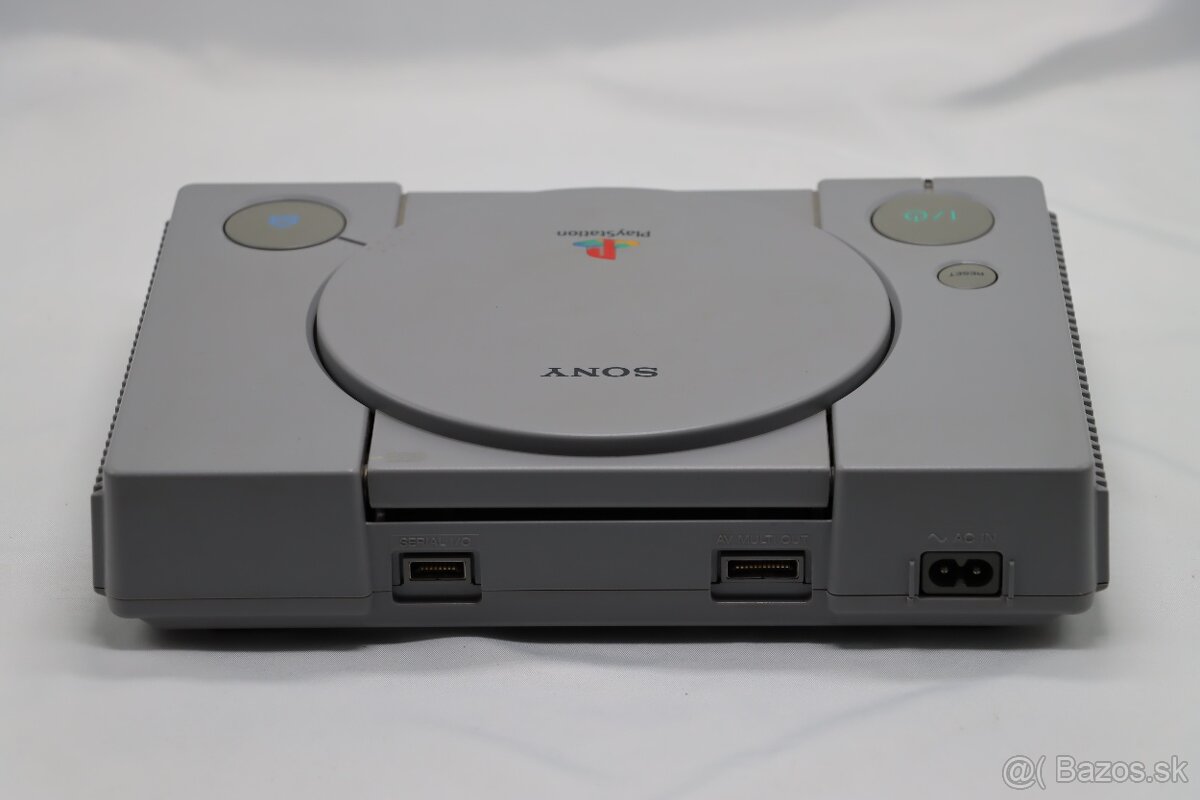 PS1 SCPH-9002 + analógový ovládač + karta + káble - 5