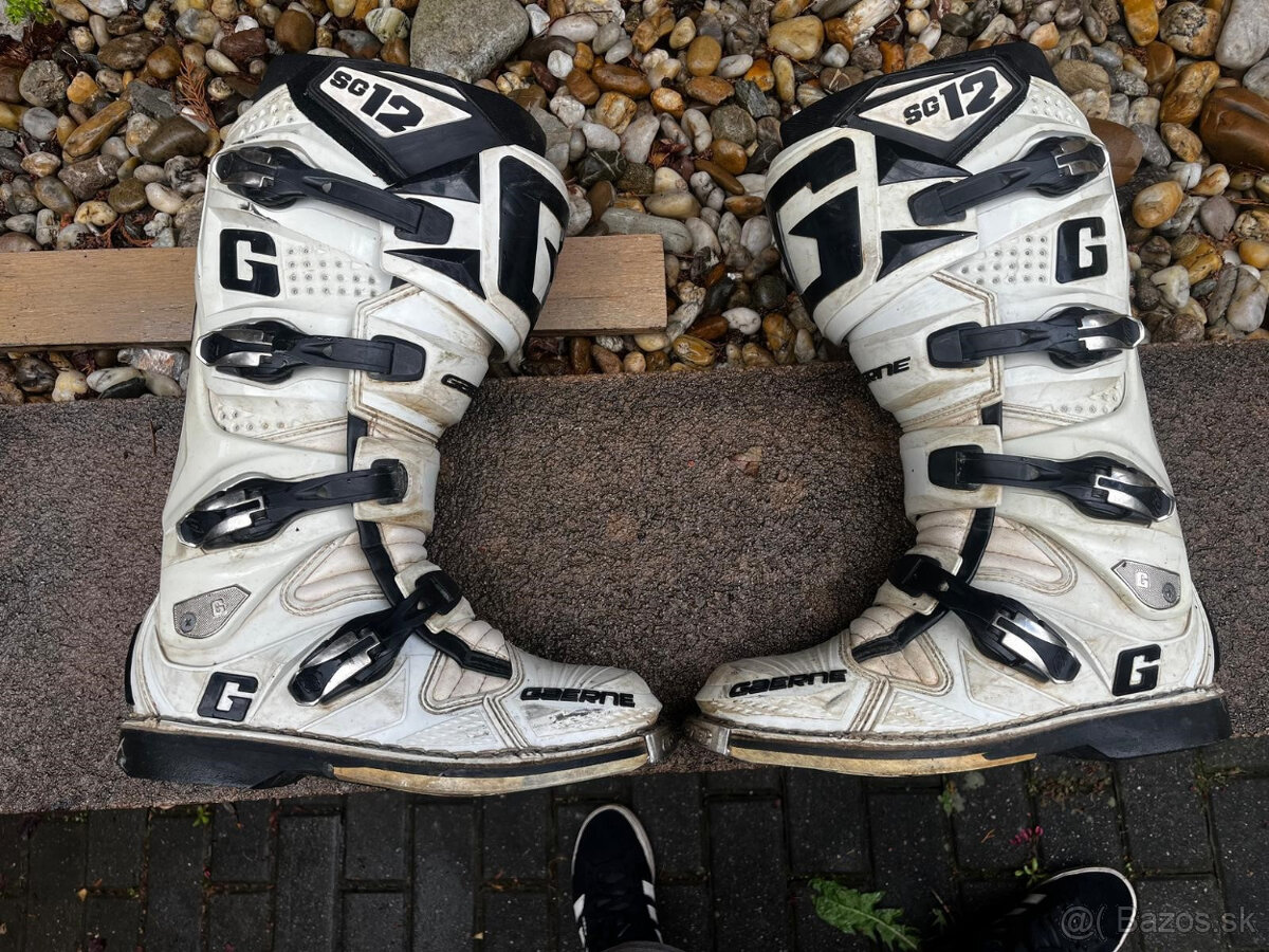 Gaerne SG 12, EU41/US7, biele enduro - mx čižmy - 5