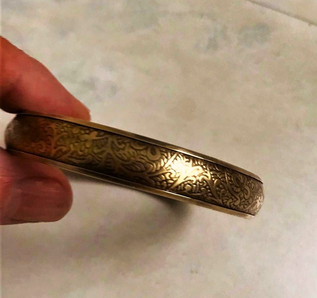 Starožitný gravírovaný náramok - 5