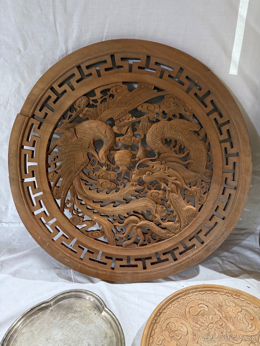 stare tacky alpaka striebro, drevo - 5