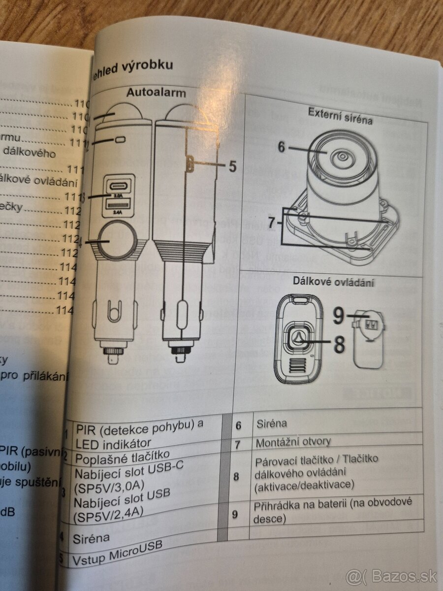 Auto alarm Technaxx (TX-168) - 5